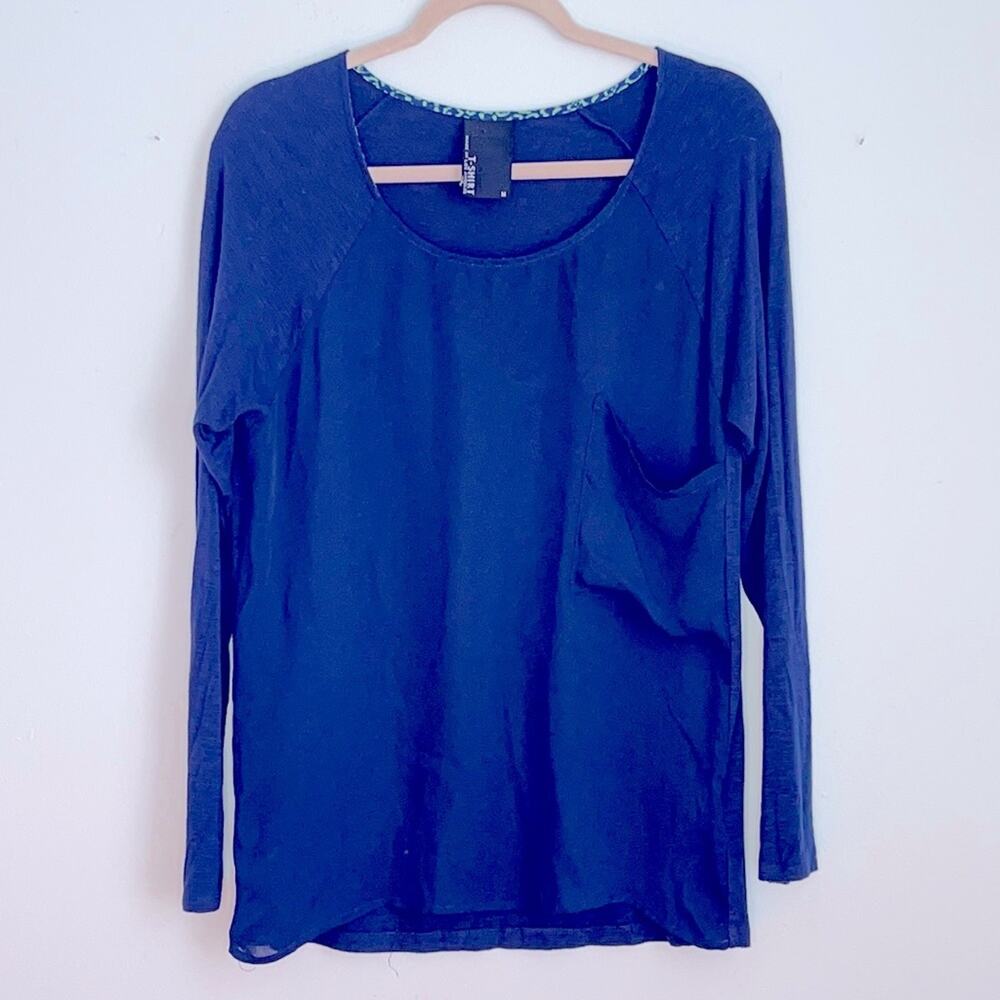 *ANTHRO* Dolan Brookvale scoop neck slouchy long sleeve pocket top sz M
